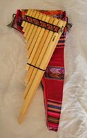 Profi Ramos Basto Zampoña Panflöte & Etui, Neu!!