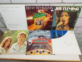 Diverse Schallplatten Sammlung, verschiedene Genres, 12 Stk