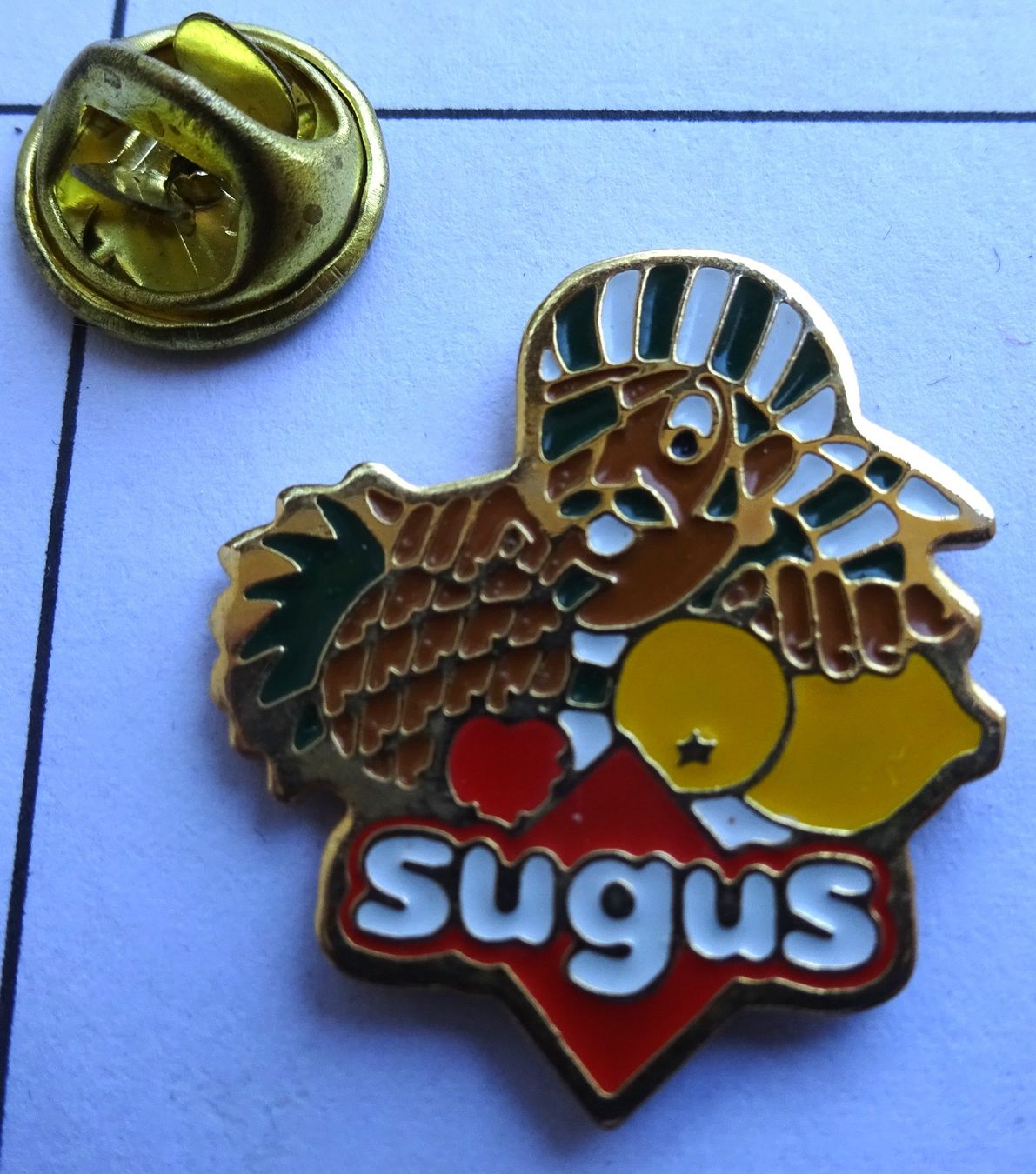 Plaketten & Abzeichen: Pin SUGUS Mexikaner grün – Gebraucht aus Utzenstorf von BUtter81