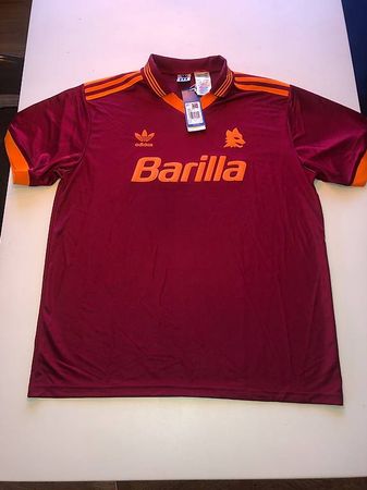 Adidas x origin. As Roma Fussballtrikot Retro '93 Gr.L Neu