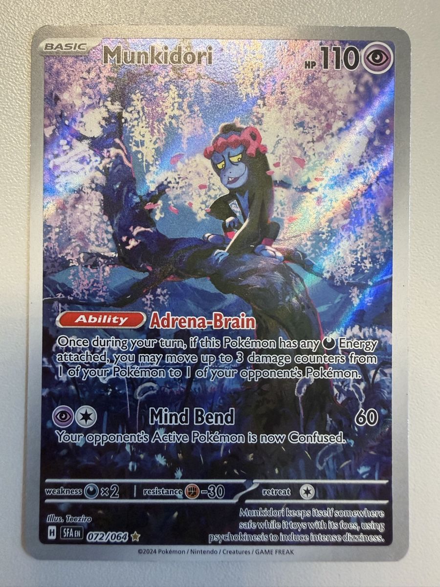 Pokémon Carte collezionabili: Munkidori / Benesaru SFA 072 – Usato da Berneck venduto da boyakizzle
