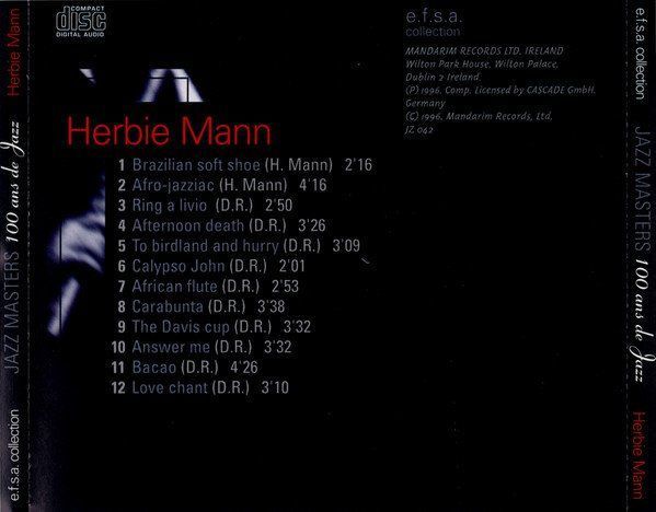 CD: Herbie Mann JAZZ MASTERS Curtis Fuller Johnny Griffin CD – Usato da Kandergrund venduto da Sososo 1