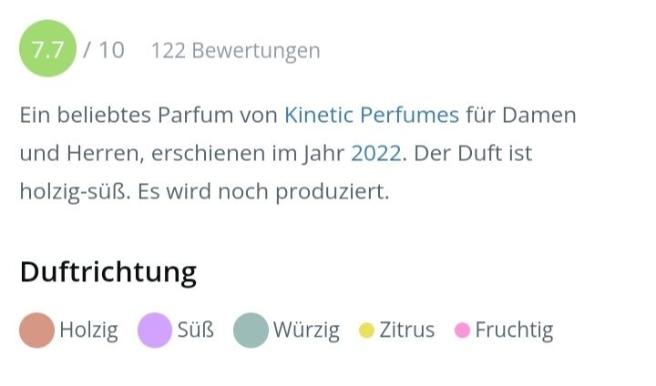 Parfum & Eau de Toilette: 5 ml KAYU KINETIC ABFÜLLUNG – Neu (gemäss Beschreibung) aus St. Gallen von CaliSunshine 2