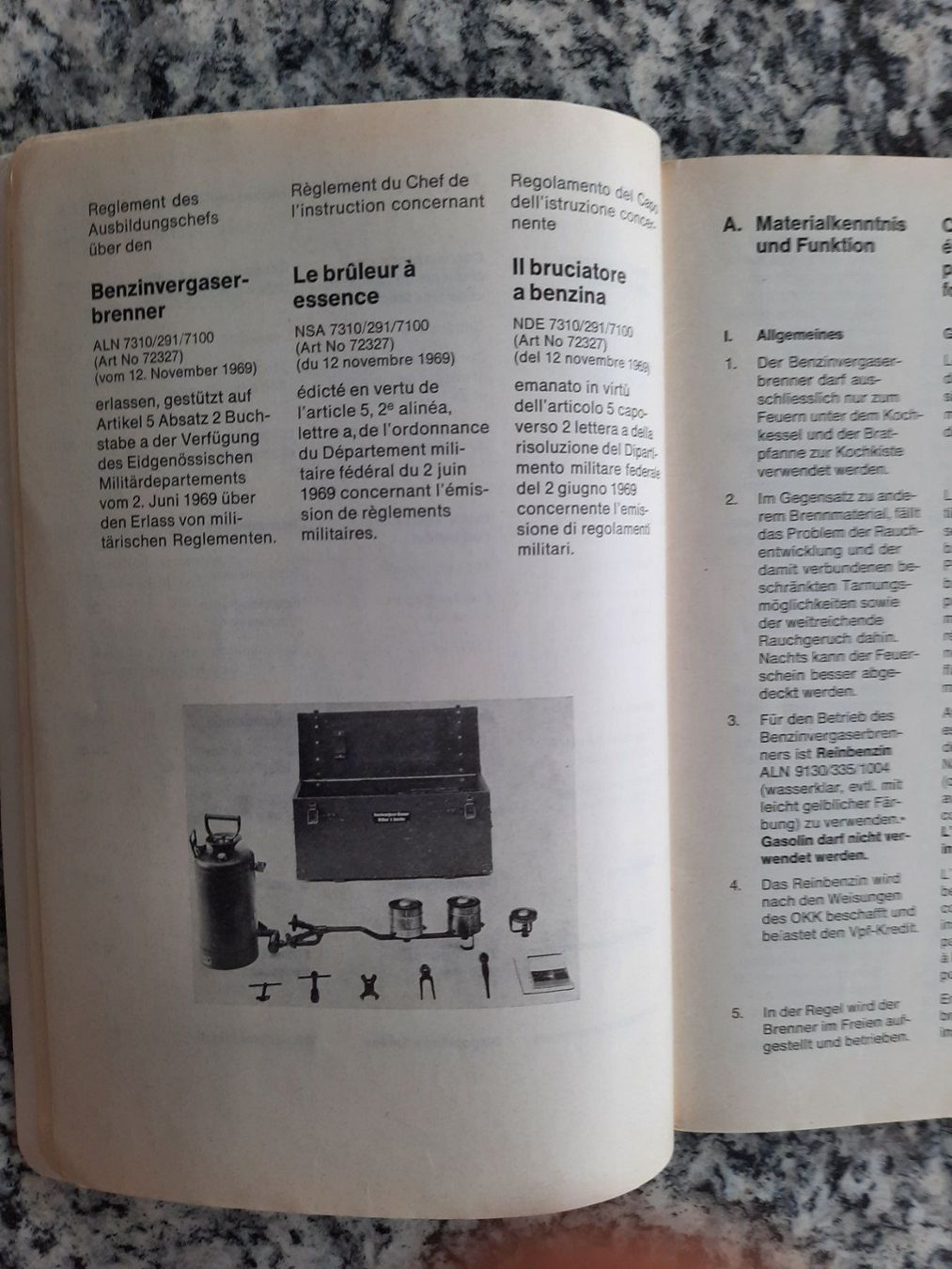 Bücher: Benzinvergaserbrenner (dfi) – Gebraucht aus Ruswil von Sammlergeist 1