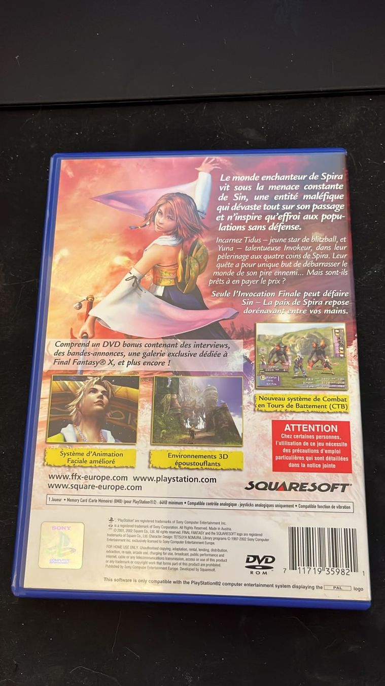 Giochi: Final Fantasy X PS2 Complet PAL + DVD Bonus – Usato da Onex venduto da DanielaD.S. 2