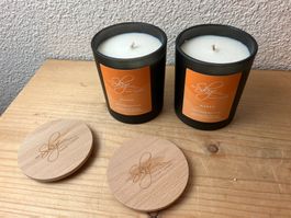 2 Stk. Duftkerzen Brenndauer je 45 Std. Isle of Skye Mango