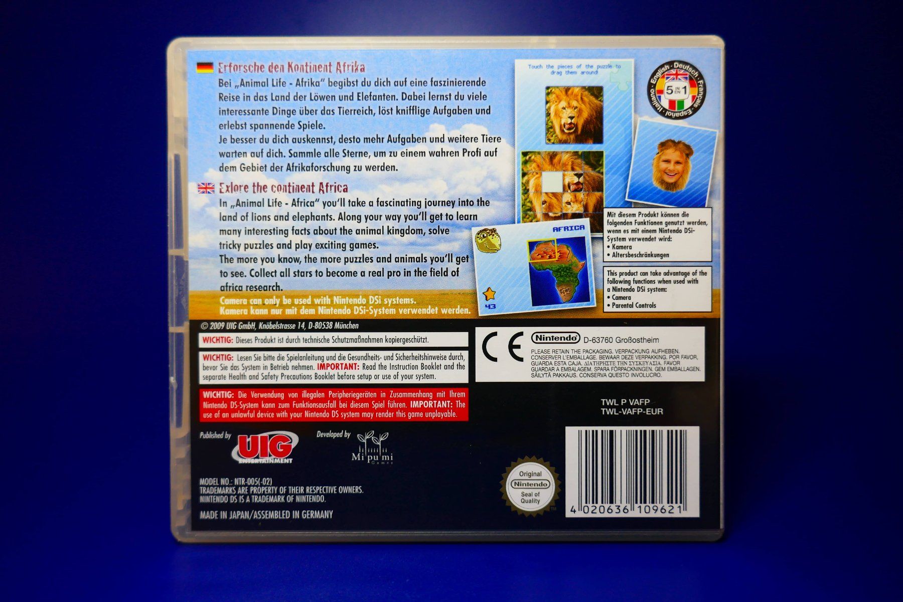 Nintendo Spiele: Animal Life Afrika - Nintendo DS – Gebraucht aus Vuarrens von Espace-Retro 3
