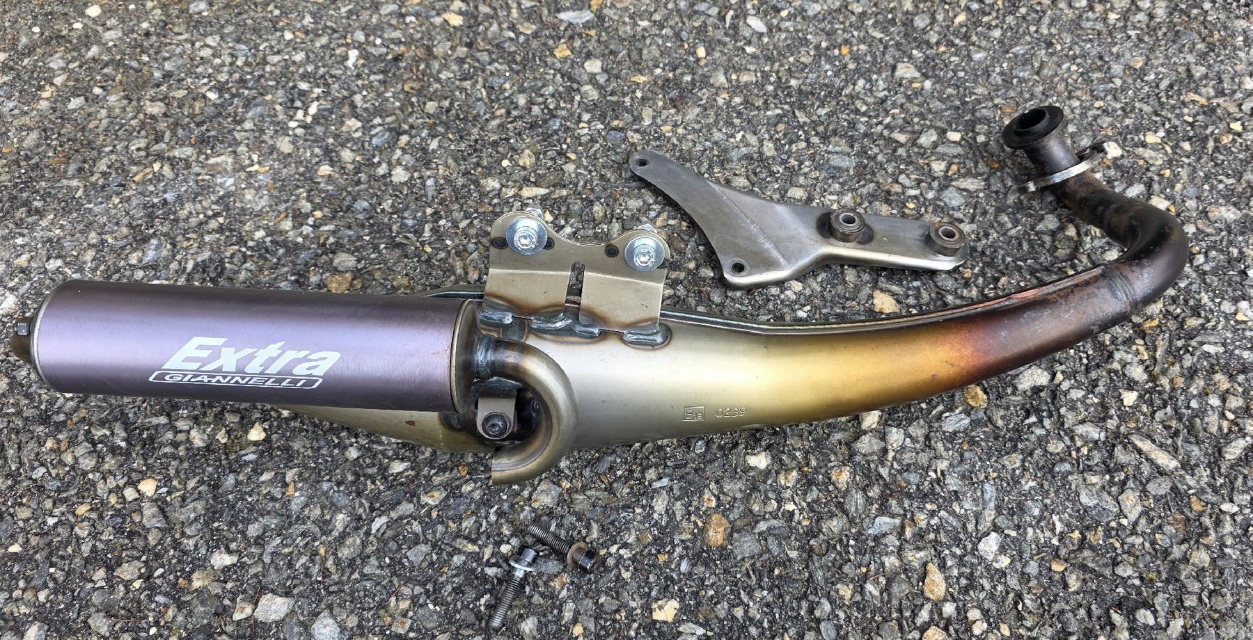 Peugeot Sistemi di scarico: Giannelli Extra V2 Peugeot Horizontal Auspuff – Usato da Grächen venduto da -Arturas-