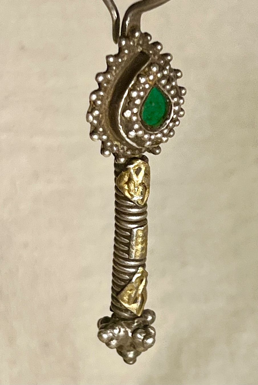 Ohrringe & -stecker: Ancienne boucle oreille argent, tribale, Inde – Gebraucht aus Genève von DELIRBEADS 5