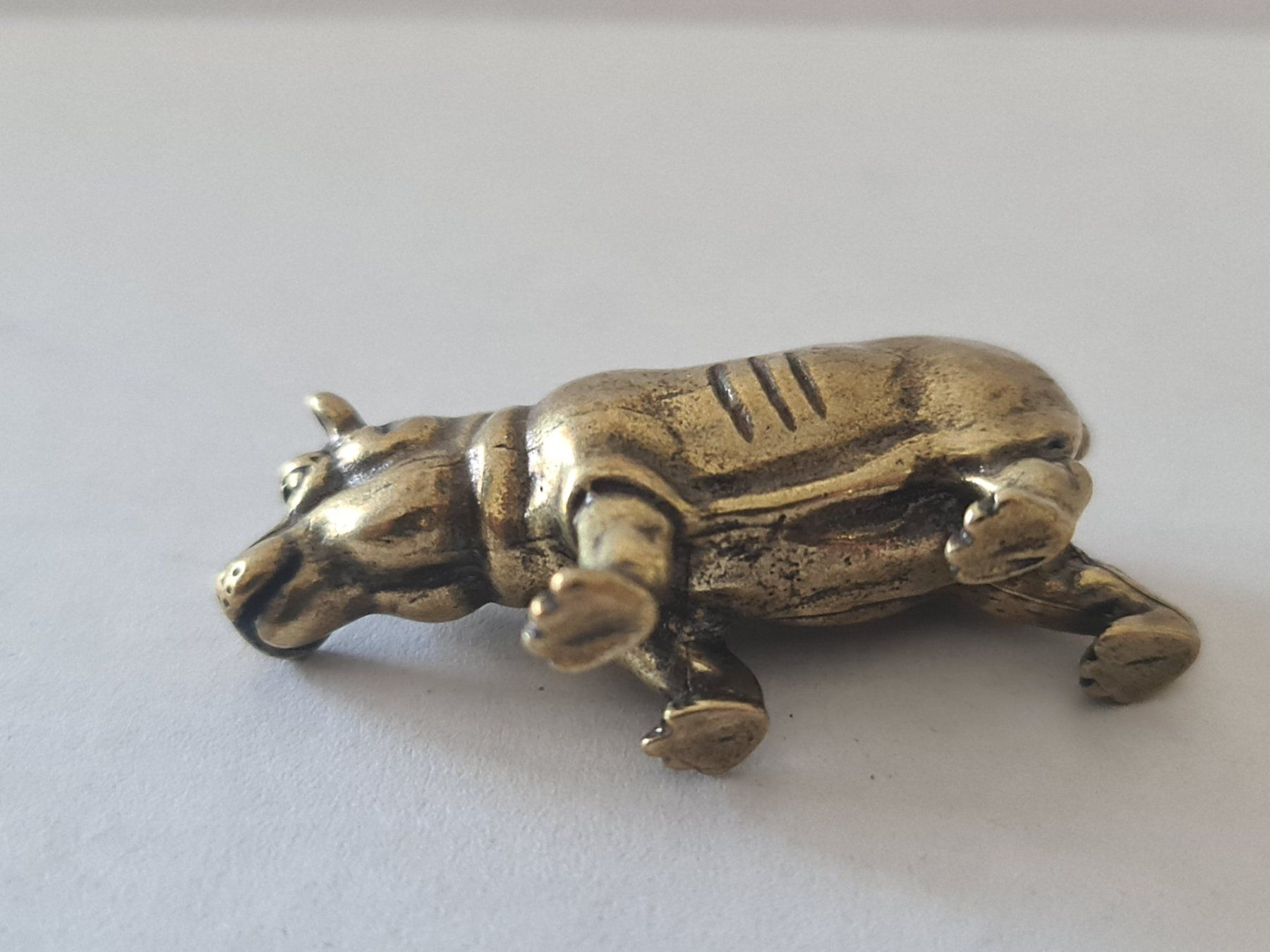 Figuren: Nilpferd aus Messing – Neu (gemäss Beschreibung) aus Uerkheim von Kaufoption 7