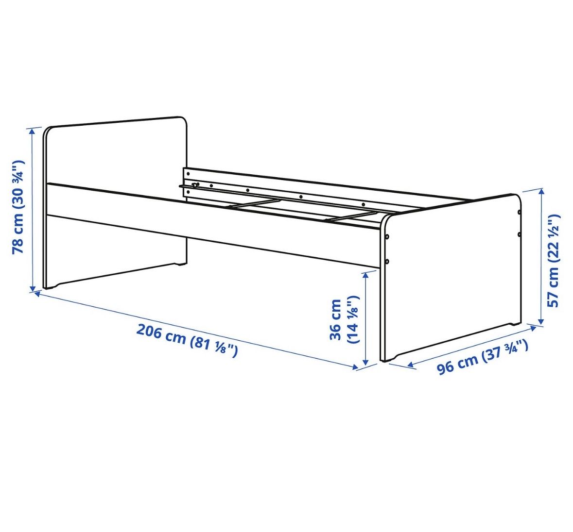 Letti: Ikea Bett 90x200 – Usato da Derendingen venduto da Happyever 4