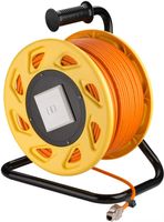 Goobay Netzwerk Kabelrolle, S/FTP CAT7a, 50 m