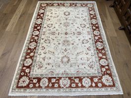 Glänzender Ziegler Orientteppich handgeknüpft *Gratis Versan