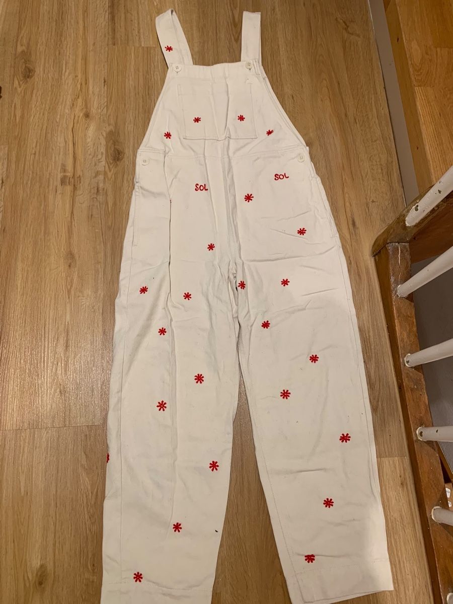 Jeans: weisse Latzhose – Nuovo (secondo la descrizione) da Winterthur venduto da Hopesfall 1