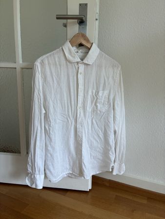 Mango Leinenhemd weiss Gr. S
