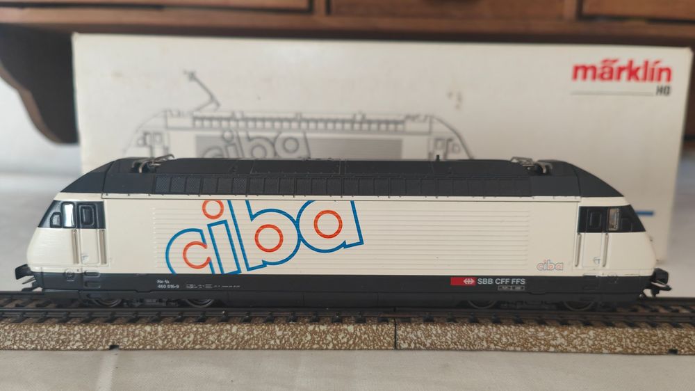 Märklin Modelleisenbahnen: Märklin 3450, Re 460 "Ciba", Delta – Gebraucht aus Thun von bis_mg82
