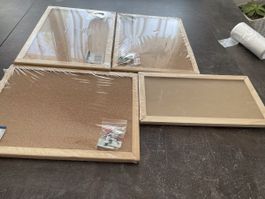 Neue Pinnwände alles eingepackt neu