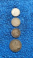 Kanada Silbermünzen Lot – 1916, 1917, 1919 & 1968