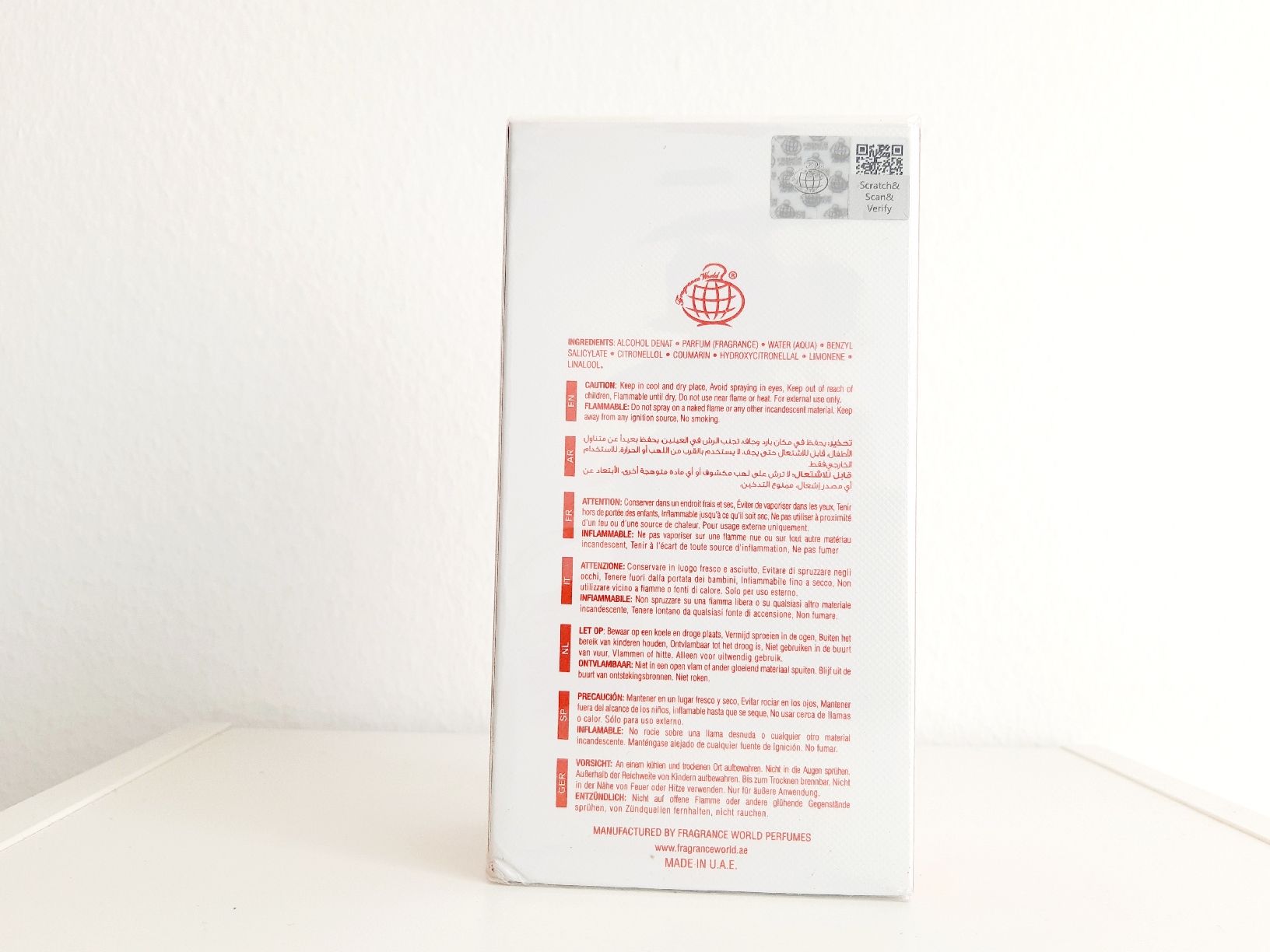 Profumi & Eau de Toilette: ELYSIA Apple Rouge 100ml – Nuovo e nell'imballaggio originale da Winterthur venduto da Je. 1