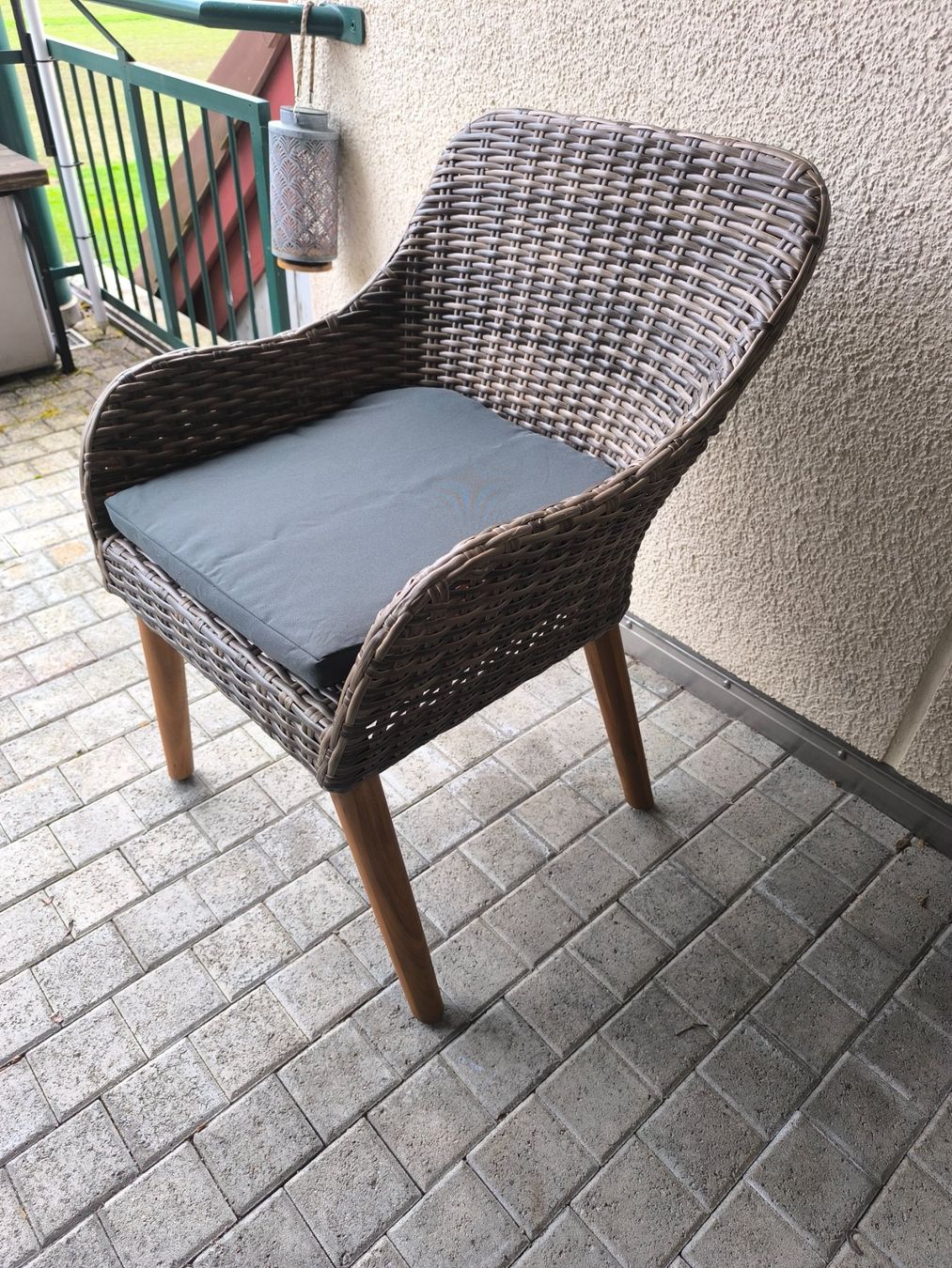 Vidaxl Sedie: Gartenstühle Poly Rattan Braun 6 Stück – Nuovo e nell'imballaggio originale da Malters venduto da Zanzibar11 3