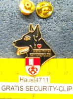 I  ❤  DIENSTHUNDE KANTONSPOLIZEI ONW PIN GEPRÄGT GOLDIG