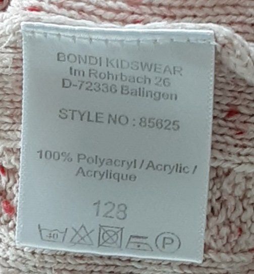 Jacken & Mäntel: Strickjäckli Bondi Mädchen Gr. 128 – Gebraucht aus Beinwil Freiamt von tafa8 3