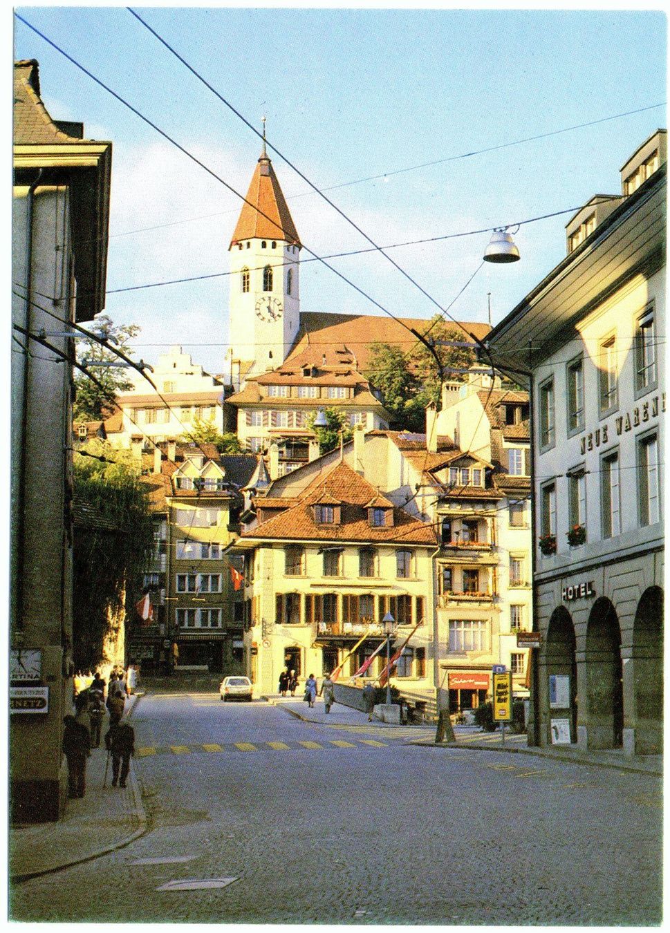 Cartoline postali: THUN Hotel - Neue Warenhaus - Auto – Nuovo (secondo la descrizione) da Jona venduto da philajona