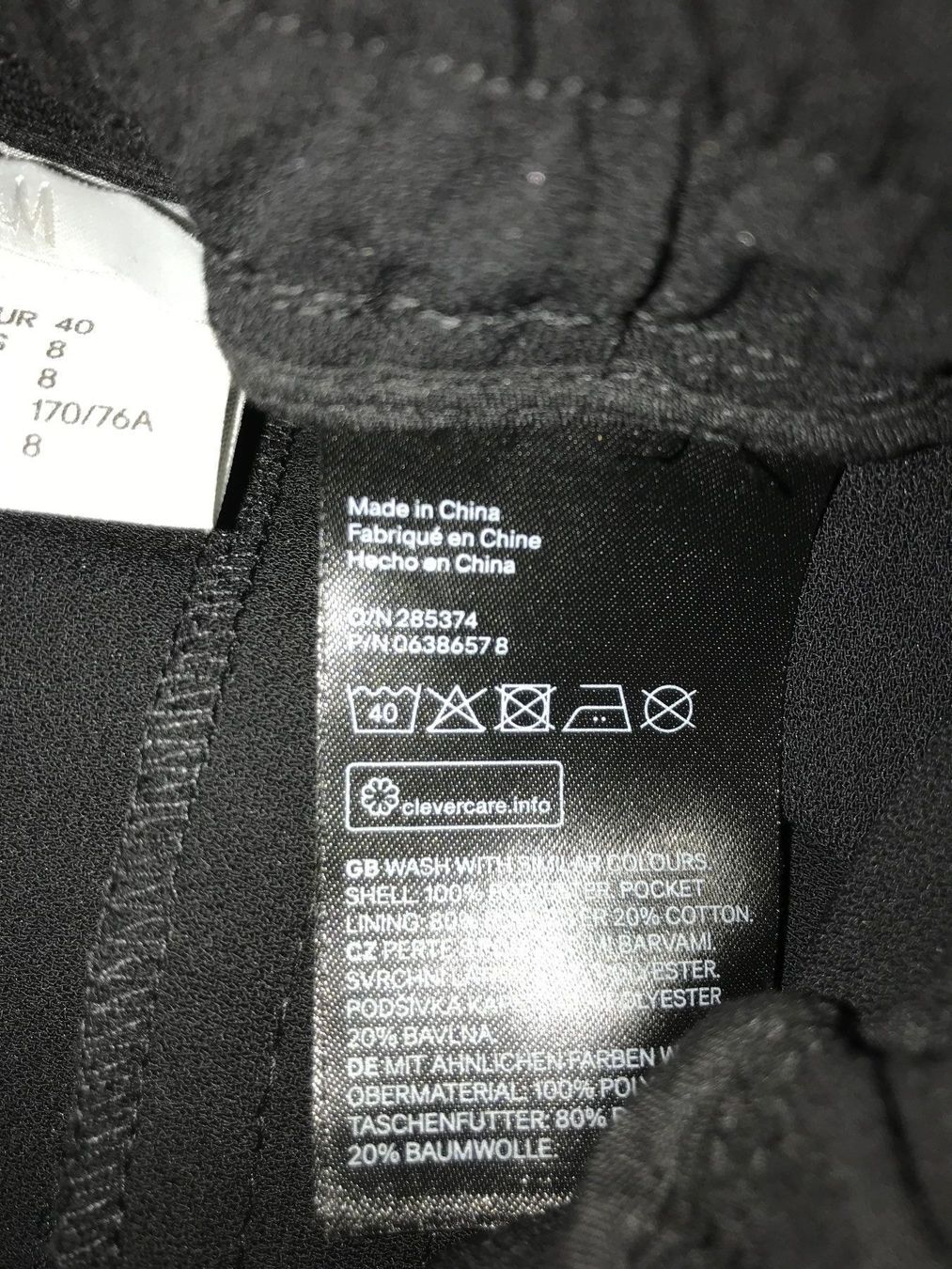 H&M Pantaloni: Damenhose schwarz – Nuovo e nell'imballaggio originale da Zumikon venduto da Uranus88 4