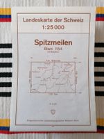 1154 Spitzmeilen🌞1:25'000 Landeskarte der Schweiz