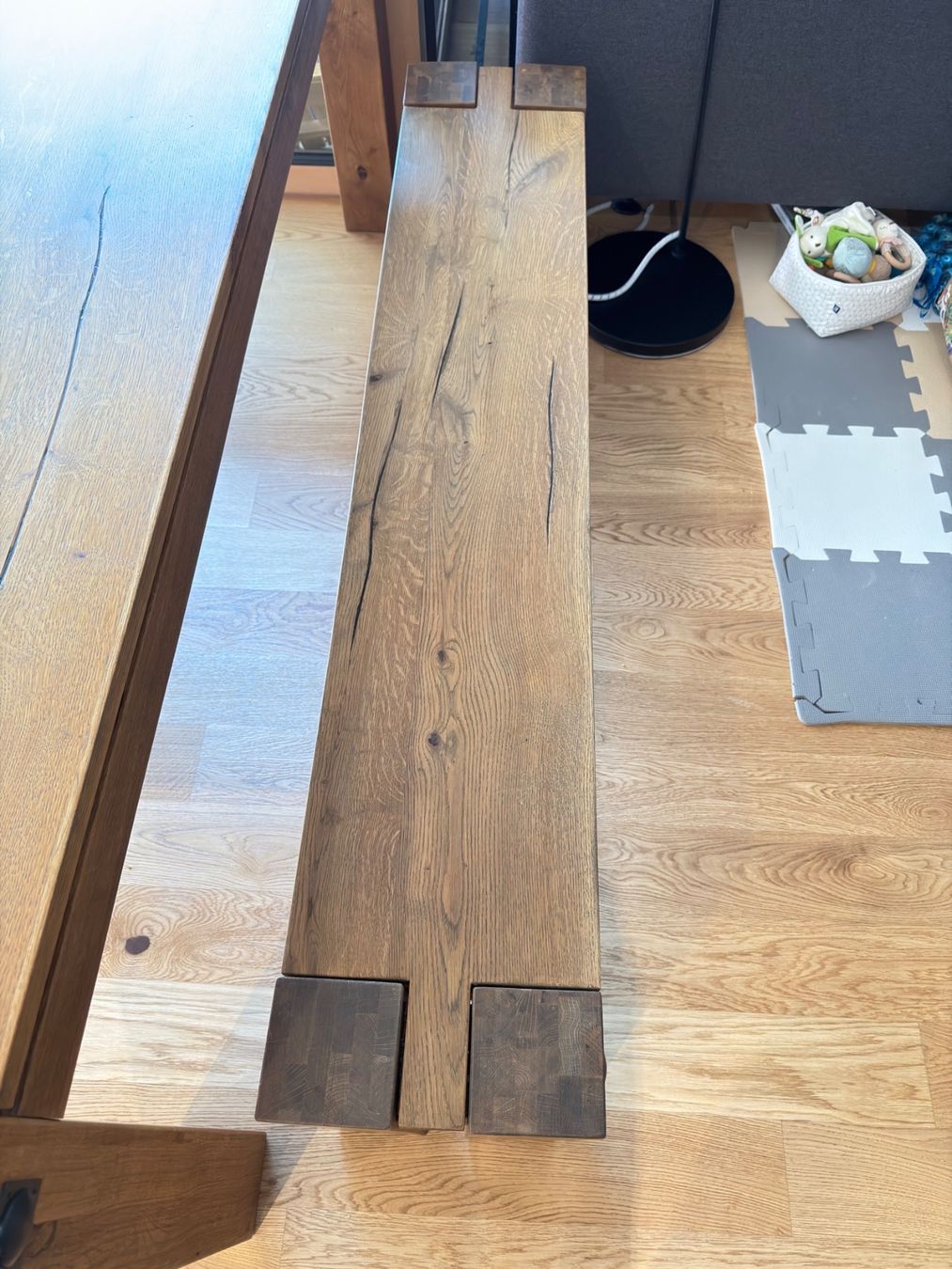 Conforama Tischset: Holztisch und Sitzbank – Gebraucht aus Liebefeld von schoggiananas 3