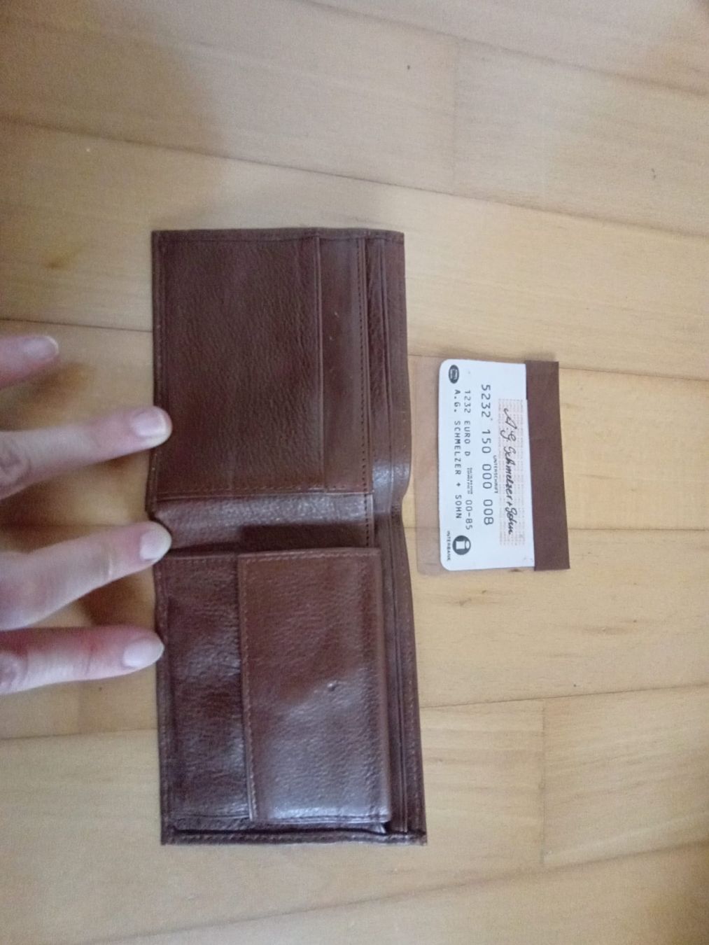 Portafogli: Portemonnaie braun – Nuovo e nell'imballaggio originale da Wädenswil venduto da Mirm1.0