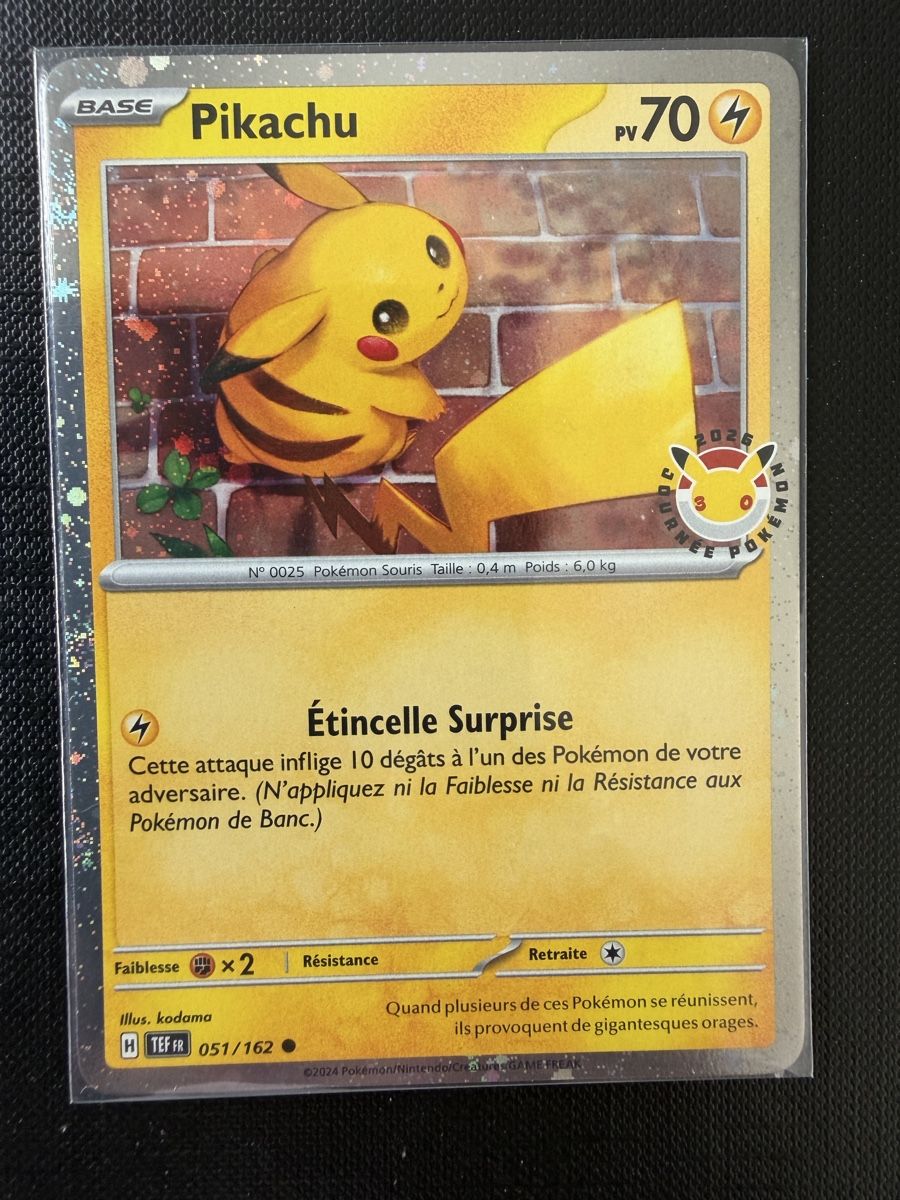 Pokémon Carte collezionabili: Pikachu #051 TEF FR Pokémon day – Nuovo (secondo la descrizione) da Savigny venduto da Matgab94