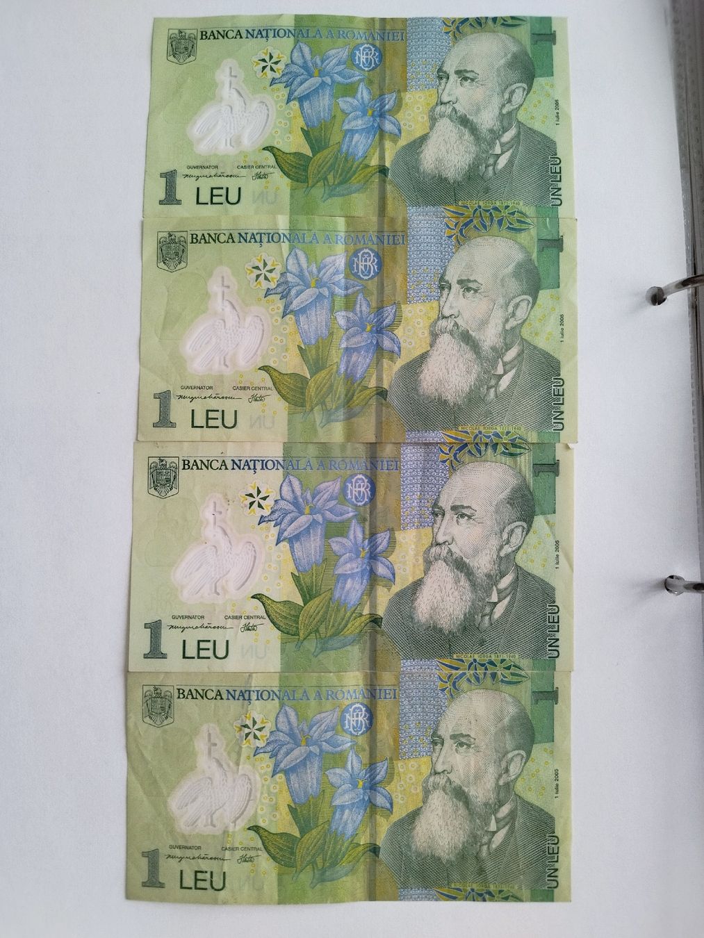 Banconote: Rumänische 1 LEU Banknote, 01.07.2005 – Usato da Walkringen venduto da ani_6bgd