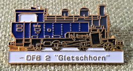 O417 - Pin Dampfbahn Furka Bergstrecke - DFB 2 Gletschhorn