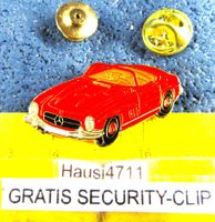 MERCEDES BENZ 300SL CABRIO ROT AUTO PIN GLASIERT SECURITYCLI
