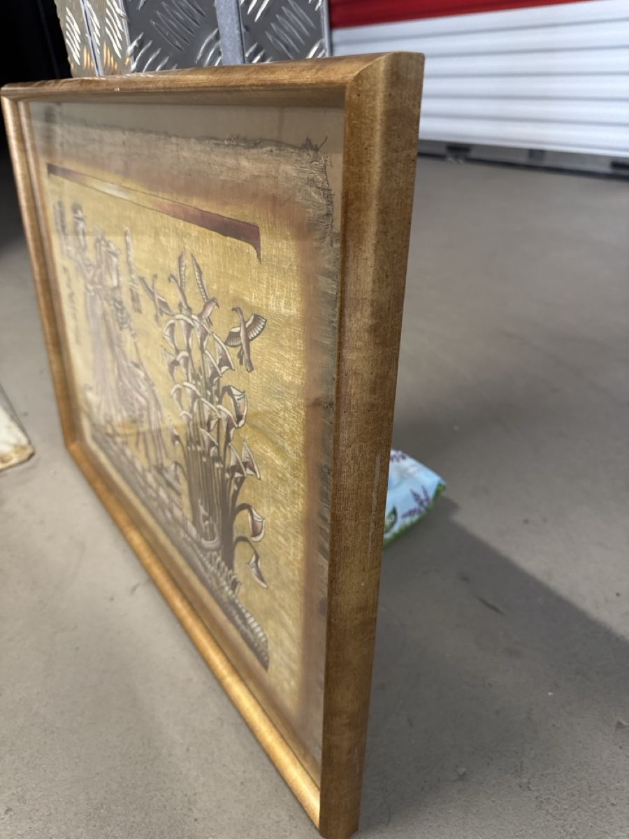 Tableaux: Papyrus gemälde aus Ägypten mit Rahmen – D'occasion à Kreuzlingen par eli_qm8d 1