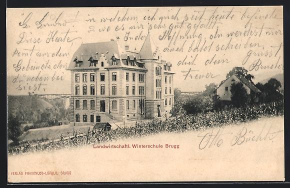 Cartes postales: Brugg, Landwirtschaftliche Winterschule – D'occasion à Berlin par bartko-reher