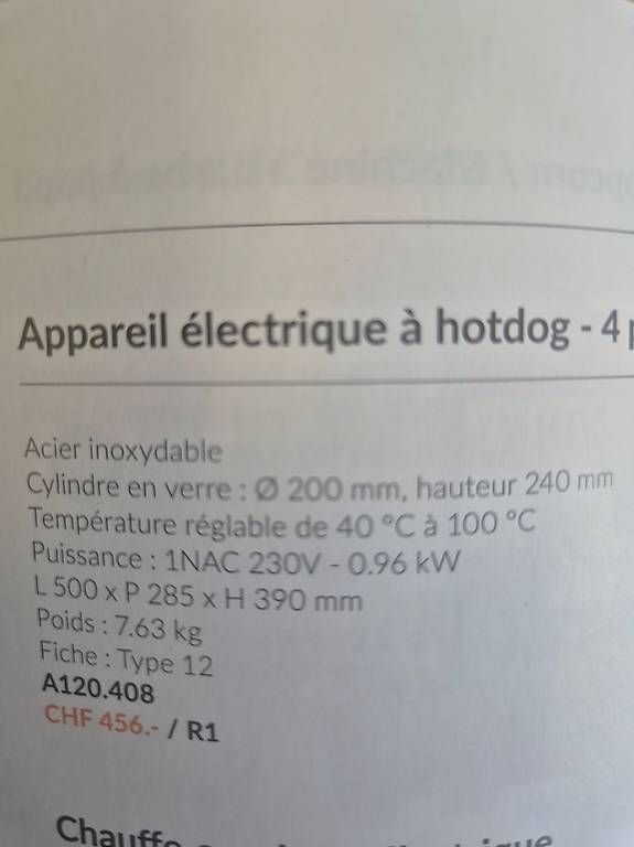 Elettrodomestici da cucina: Appareil à hotdog – Usato da Etagnières venduto da sav_lwd5 3