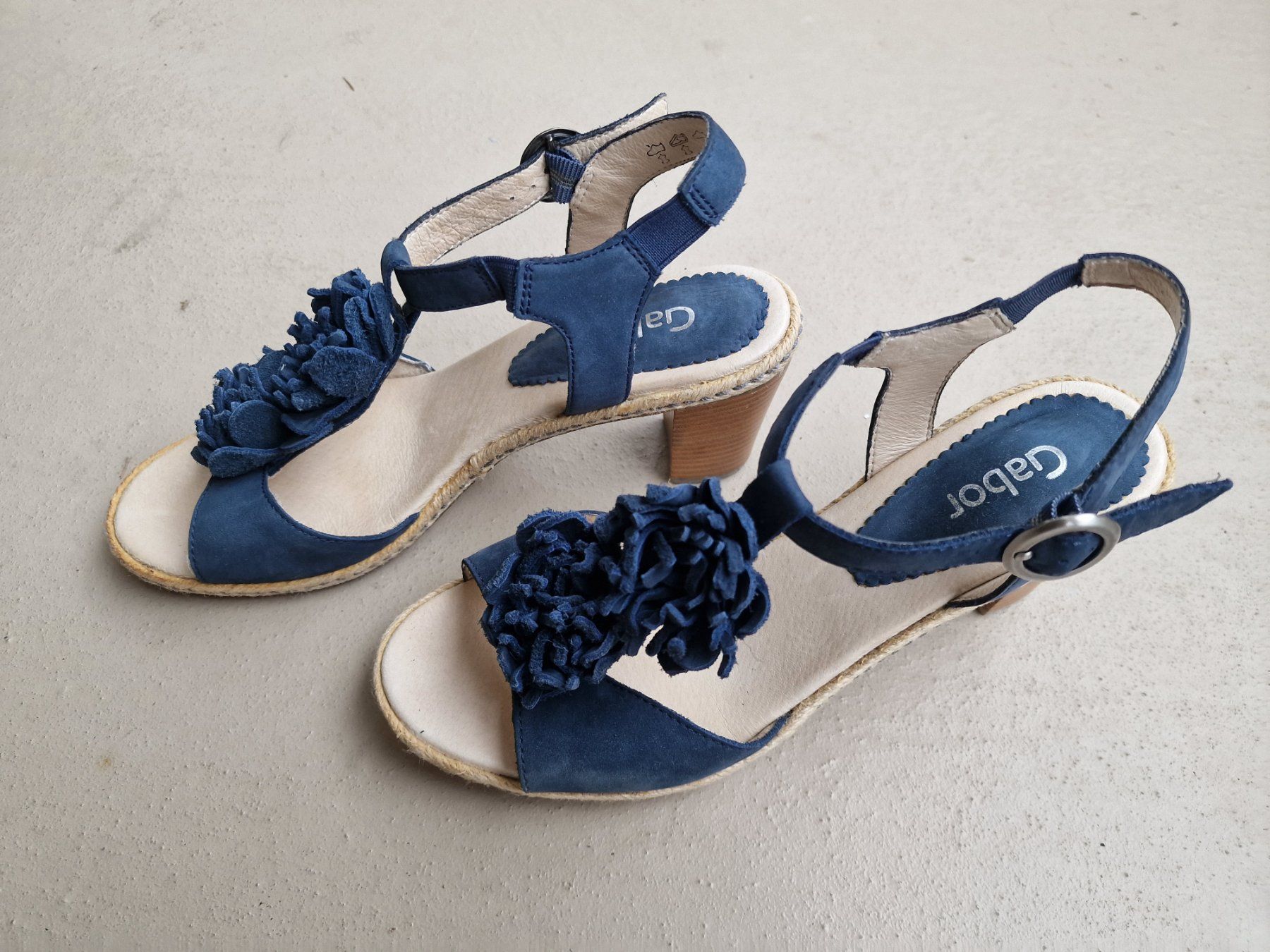 Gabor Scarpe da donna: Gabor Sandalen, dunkelblau, Gr. 40 – Usato da Bern venduto da dor_bps9 2