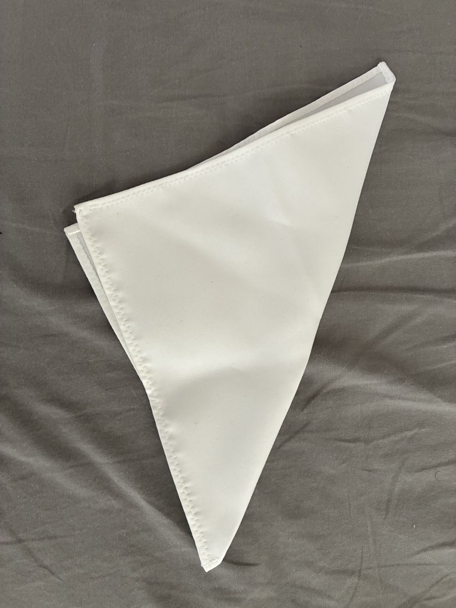 Cravatte: Herren Set Kummerbund-Fliege-Einstecktuch weiss Sarar – Usato da Wetzikon ZH venduto da Higure 3