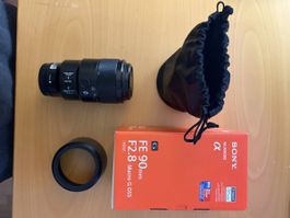  Sony FE 90mm f/2.8 Macro G OSS (SEL90M28G) – inkl. OVP!  
