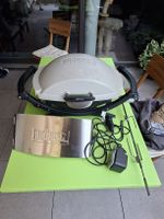 Weber Q2000 Grill mit Drehspiess 