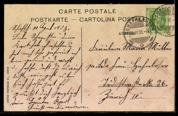 Cartoline postali: Schaffhausen, Teilansicht von der Eisenb – Usato da Berlin venduto da bartko-reher 1
