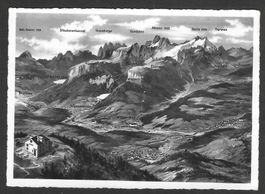 Panoramakarte Appenzell und Alpstein