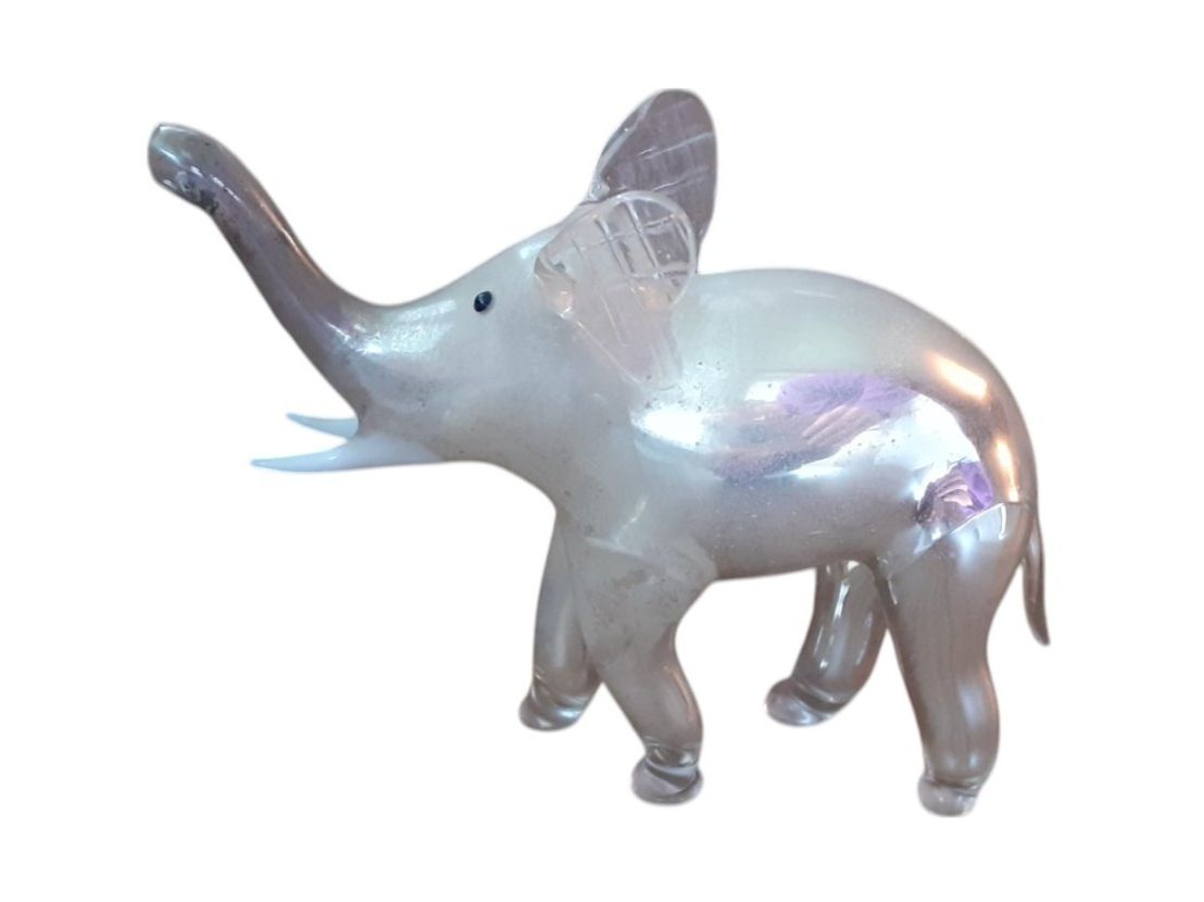 Statuette: Figur Glas Elefant Lauscha – Usato da Mörschwil venduto da antiksalon 3