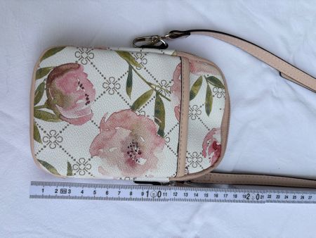 Handy Täschli, neu/geblumt mit Umhängebändel