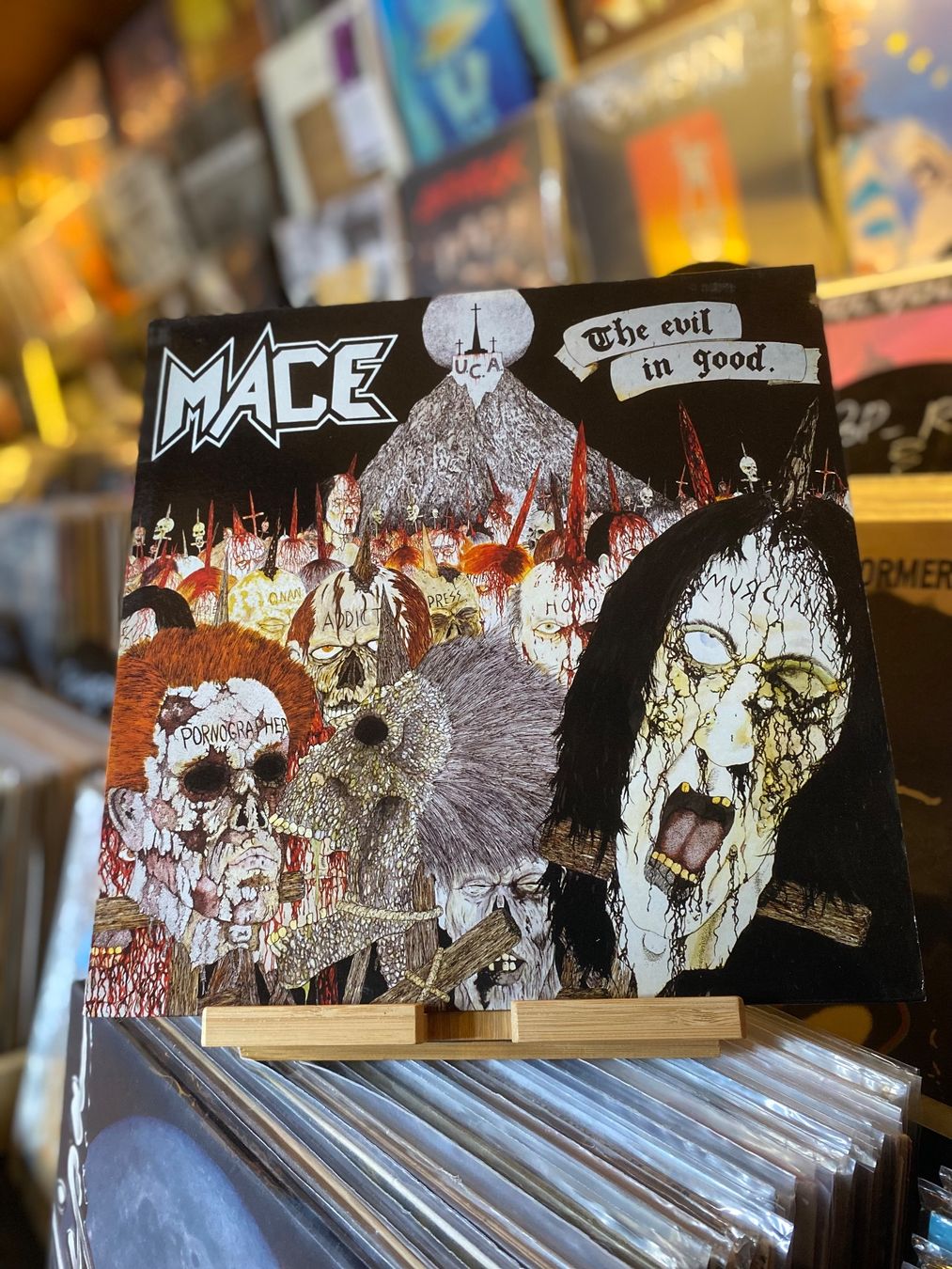 Dischi in vinile: MACE - THE EVIL IN GOOD...OG FR 1987...VG+/VG+ – Usato da Gals venduto da Diskopatshop