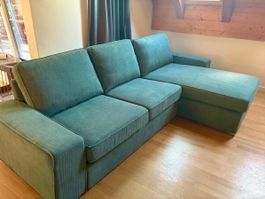 Kivik 3-er Sofa mit Récamiere