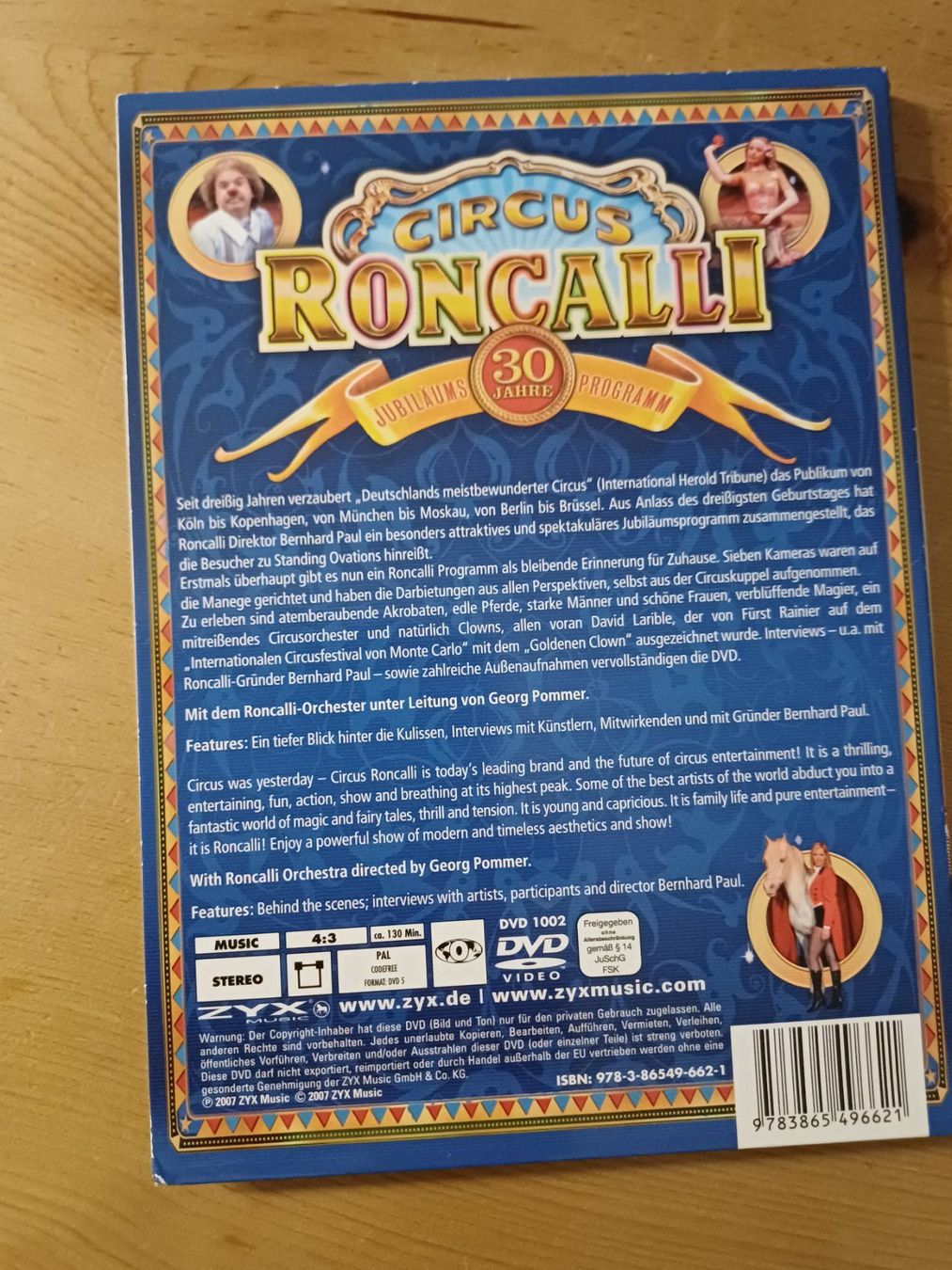 Alle DVDs: Circus Roncalli - 30 Jahre Jubiläums Programm – Gebraucht aus Jona von Rreto71 3