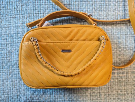 Handtasche Umhängetasche Senfgelb, NEU